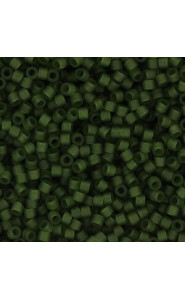 Miyuki delica Beads 11/0 - Matted transparent olive DB-1267
